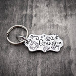 FLORAL GRANDMA KEYCHAIN