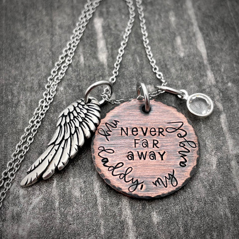 MY DADDY MY ANGEL NECKLACE