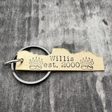CHIEF MOUNTAIN FAMILY KEYCHAIN