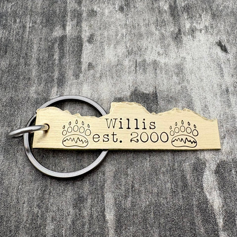 CHIEF MOUNTAIN FAMILY KEYCHAIN
