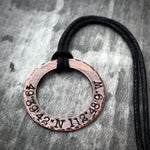 COORDINATES NECKLACE FOR HIM