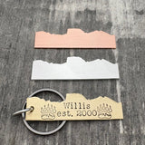 CHIEF MOUNTAIN FAMILY KEYCHAIN