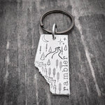 ALBERTA RAMBLER KEYCHAIN
