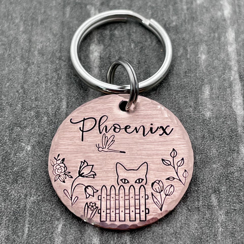 SNEAKY GARDEN CAT TAG
